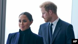 Foto Achiv: Prens Harry ak madanm ni, Meghan Markle nan Nouyok, 23 Septanm, 2021. 