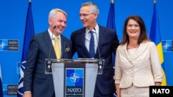 İsveç Dışişleri Bakanı Ann Linde ve Finlandiya Dışişleri Bakanı Pekka Haavisto, NATO Genel Sekreteri Jens Stoltenberg ile Madrid Zirvesi'nde biraraya gelmişti.