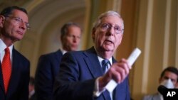 Senato'daki Cumhuriyetçiler'in lideri Mitch McConnell. 